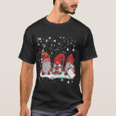 ナースおもしろい格言サンタクリスマスライトナーシングL Tシャツ (正面)