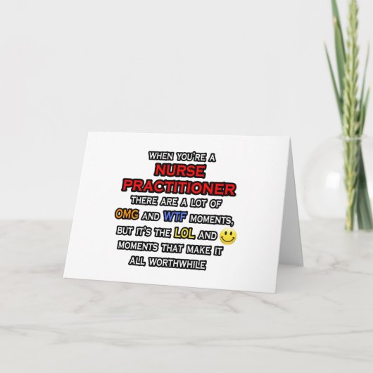 ナースおもしろい開業医…OMG WTFロール カード (正面)