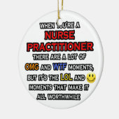 ナースおもしろい開業医…OMG WTFロール セラミックオーナメント (左)