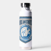 ナースおもしろい麻酔医プロポフォル最高のザ医学 ウォーターボトル (左面)