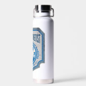 ナースおもしろい麻酔医プロポフォル最高のザ医学 ウォーターボトル (背面)