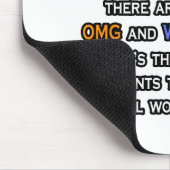 ナースおもしろい麻酔科医…OMG WTFロール マウスパッド (コーナー)