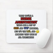 ナースおもしろい麻酔科医…OMG WTFロール マウスパッド (マウス)