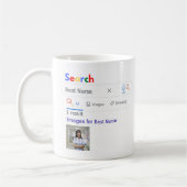 ナースおもしろいGIft WorldのSEARCH最高のエンジン コーヒーマグカップ (左)