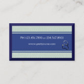 ナースか医者または医学のヘルスケア 名刺 (裏面)