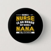 ナースがあります名誉がありますナナがあります貴重があって下さい 缶バッジ (正面)