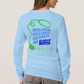 ナースがあること誇りを持った Tシャツ (裏面)