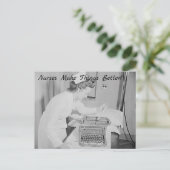 ナースがより良いものにするヴィンテージ写真はがき ポストカード (スタンド正面)