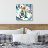 ナースがコーヒーを飲む キャンバスプリント (インサイチュ (寝室))