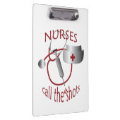ナースがショットを呼び出すナースクリップボード クリップボード (右)