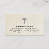 ナースがショットを特別に呼パーソナライズされたぶ 名刺 (裏面)