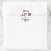 ナースがショットナースシールを呼び出す ラウンドシール (バッグ)