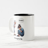 ナースがスナップした日 ツートーンマグカップ (正面左)