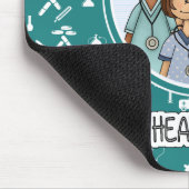 ナースが世界を癒す。プレゼント マウスパッド (コーナー)