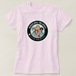 ナースが世界を癒す Tシャツ