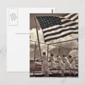 ナースが島を見る1945 ポストカード (正面/裏面)