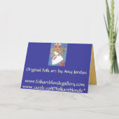 ナースが心地よいを配る… – カード (裏面)