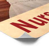 ナースが必要になった、ヴィンテージ戦争プロパガンダ ポスター (角)