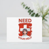 ナースが必要救済 サンキューカード (スタンド正面)