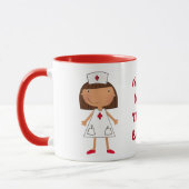 ナースが物事を良くする マグカップ (左)