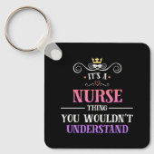 ナースが理解できないノベルティ キーホルダー (正面)