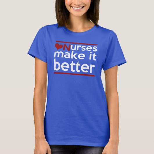 ナースが良くなる Tシャツ (正面)