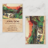 ナースがHokusai説明する百の詩 名刺 (正面/裏面)