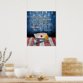 ナースここにいる;やる気を送る ポスター (キッチン)