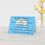 ナースことわざ「あなたはナースもし」 カード (黄色い花)