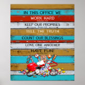 ナースこのオフィスで私たちやる気を起こさせる ポスター (正面)