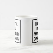 ナースすごいの才能。コーヒーマグ コーヒーマグカップ (中央)