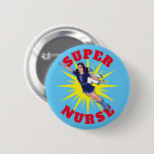 ナースすごいヒーローウーマンテンプレート 缶バッジ (正面&裏面)