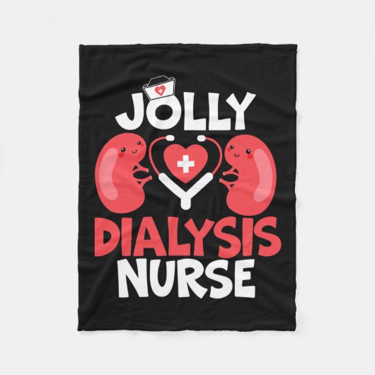 ナースすてき腎 フリースブランケット (正面)