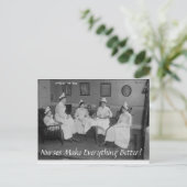 ナースでポストカードを改善 ポストカード (スタンド正面)