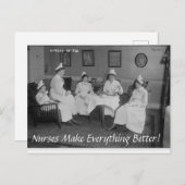 ナースでポストカードを改善 ポストカード (正面/裏面)