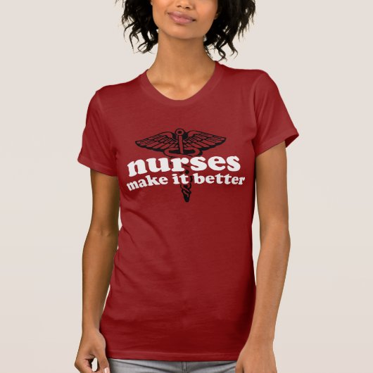 ナースで改善 Tシャツ (正面)