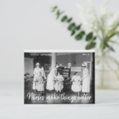 ナースで物事を改善はがき ポストカード (スタンド正面)