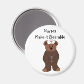 ナースで耐えられる マグネット (正面/裏面)