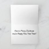 ナースとおもしろいねじれたクリスマスユーモア シーズンカード (内部)