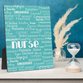 ナースとは…..in青 フォトプラーク