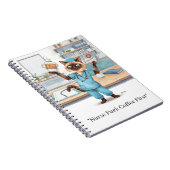 ナースとコーヒーと自分の文字 ノートブック (右側)