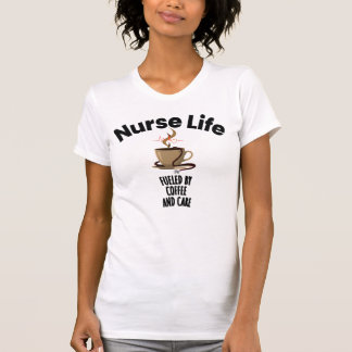 ナースとコーヒーを燃料とするTシャツ気に Tシャツ
