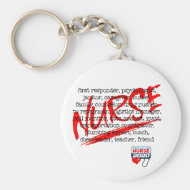 ナースと彼らの多くの仕事 – ナースは何をするか？ キーホルダー