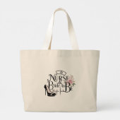 ナースと新婦 ラージトートバッグ (裏面)