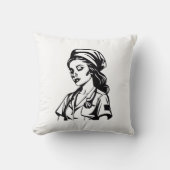 ナースと詩 クッション (正面)