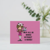 ナースなく悪い ポストカード (スタンド正面)