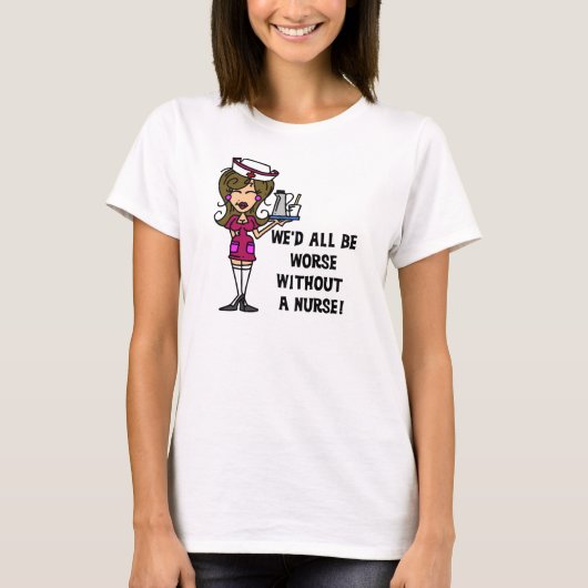 ナースなく悪い Tシャツ (正面)