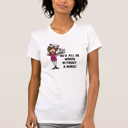 ナースなく悪い Tシャツ (正面)