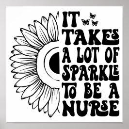 ナースになるにはかなりの輝きがかかる ポスター