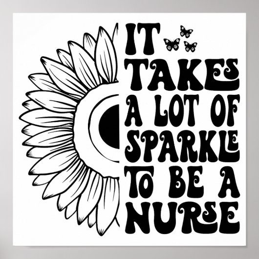 ナースになるにはかなりの輝きがかかる ポスター (正面)